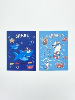 Набор наклеек 2 шт. "Sea shark", 11*15 см