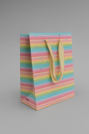 Пакет подарочный «Rainbow Gift», horizontal (18*23*10)