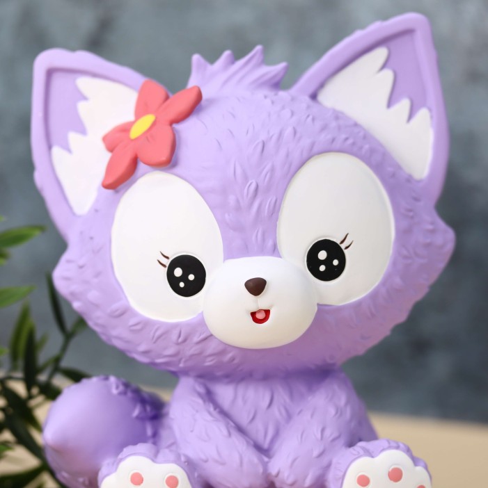 Копилка «Flower fox», purple 