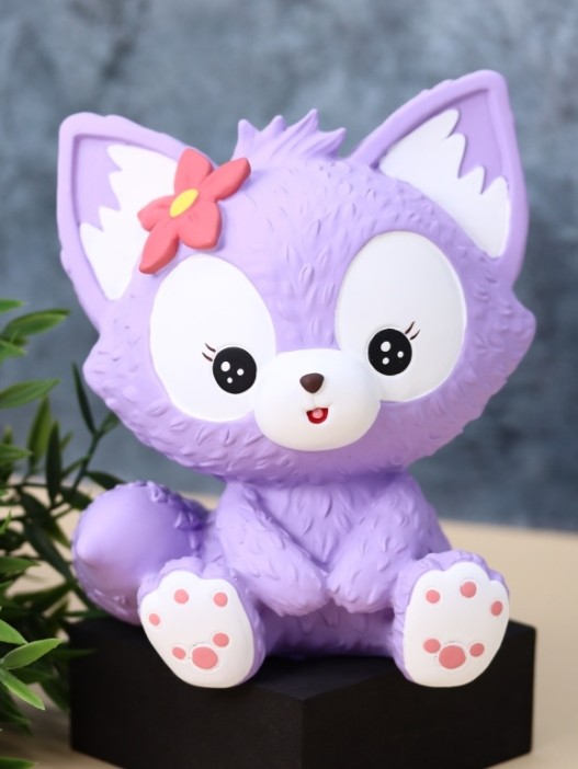 Копилка «Flower fox», purple 