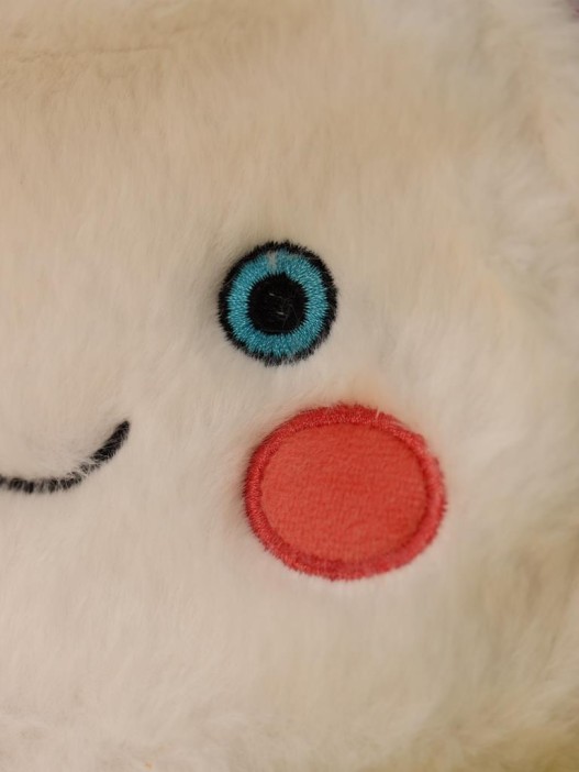 Сумочка плюшевая &quot;White octopus&quot;, white (18.5*22.5 см) 