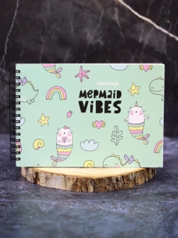 Блокнот для зарисовок DRAW ME! "Русалочьи мотивы", 14х20 см, плотность 100 гр