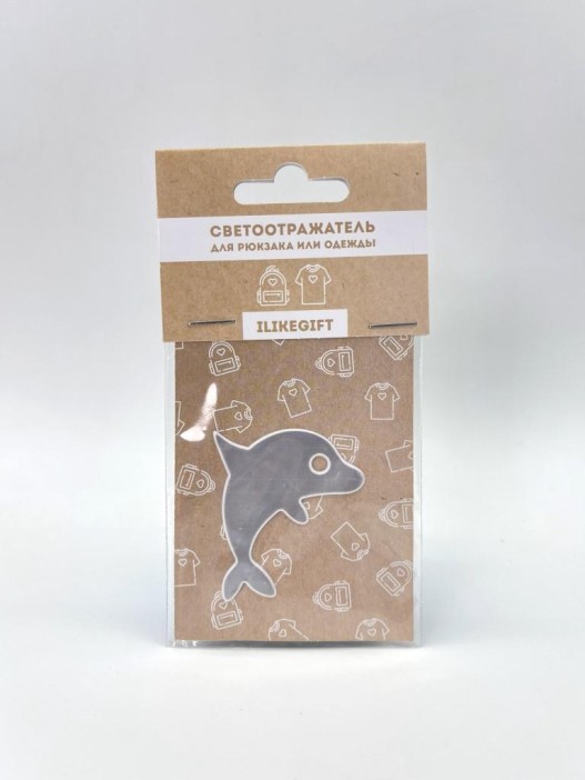 Светоотражающий элемент (фликер) &quot;Whale&quot;, брелок 