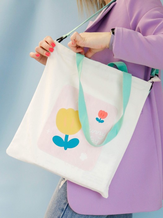 Сумка шоппер "Sunny day", green 