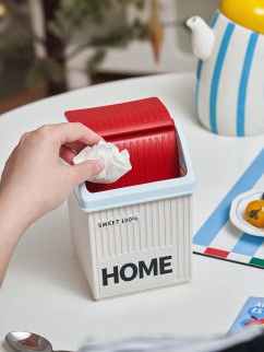 Мусорное ведро настольное &quot;Sweet home&quot;, red