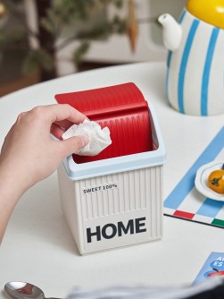 Мусорное ведро настольное "Sweet home", red