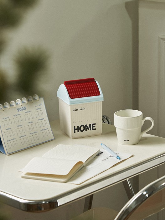 Мусорное ведро настольное &quot;Sweet home&quot;, red 