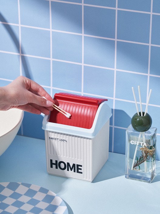 Мусорное ведро настольное &quot;Sweet home&quot;, red 
