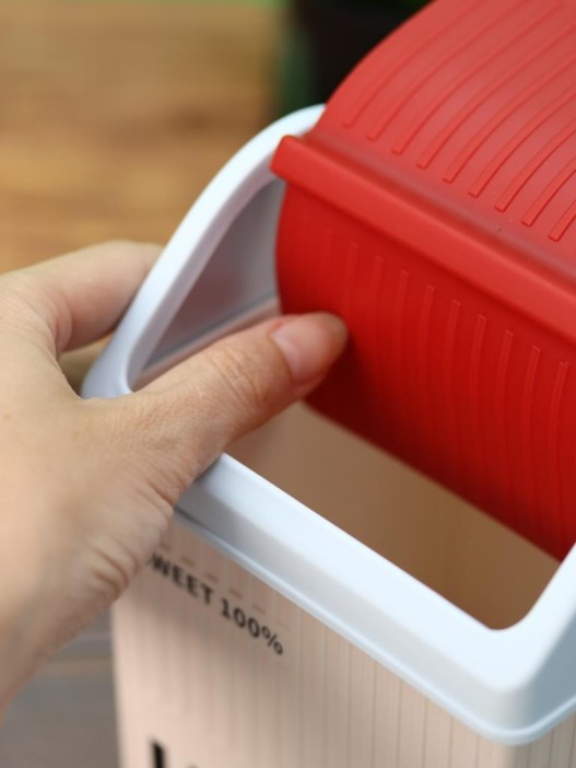 Мусорное ведро настольное &quot;Sweet home&quot;, red 