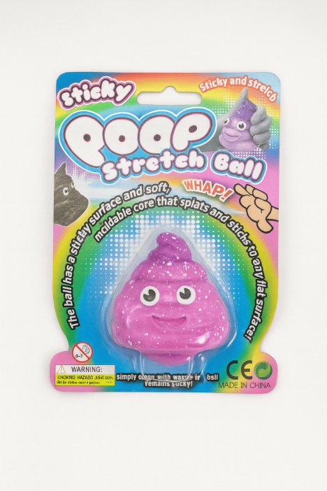 Мялка - антистресс «Poo», pink 