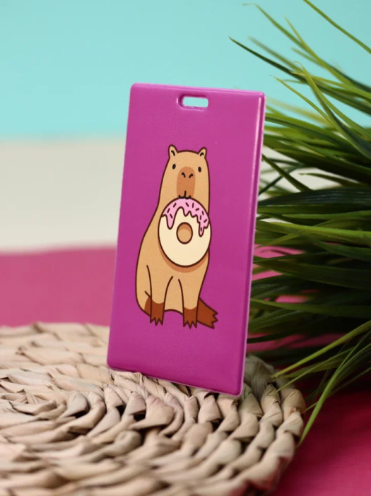 Держатель для карт «Capybara donut» (6,5 х 10,4 см) 