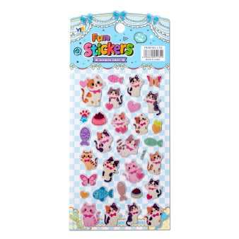 Наклейки "Котики 5" (10*22см)