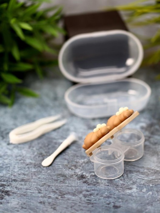 Контейнер для линз «Bear flower» 