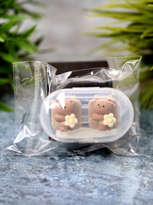 Контейнер для линз «Bear flower» 