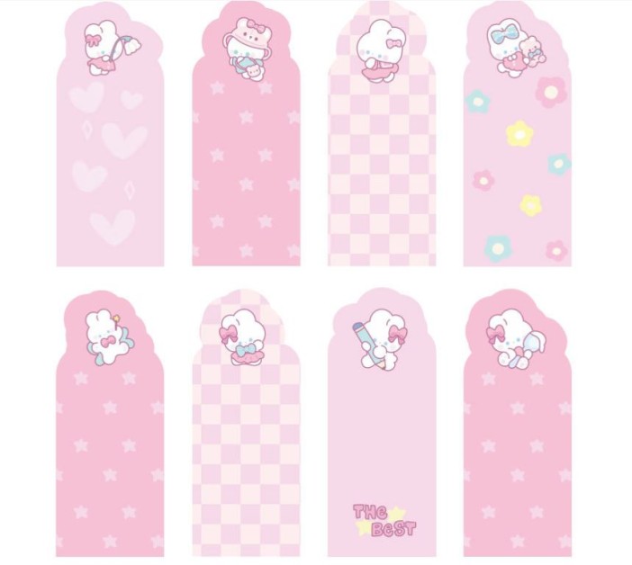 Стикеры закладки &quot;The best&quot;, green 