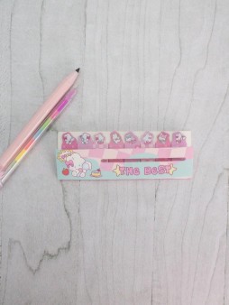 Стикеры закладки "The best", green