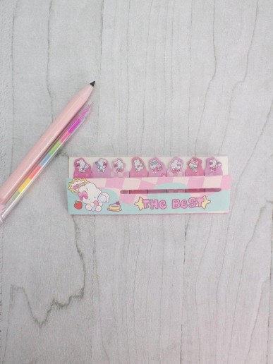 Стикеры закладки "The best", green