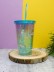 Тамблер "Rainbow many unicorn", blue 