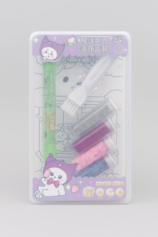 Клеевая ручка с блестками 4 цвета "Magic Lulu", green