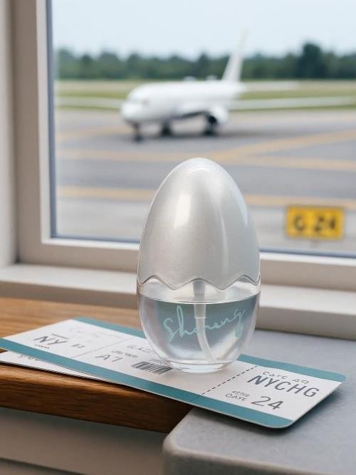 Дорожная бутылочка "Shining", blue (45 ml) 