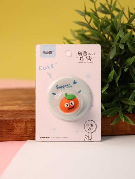 Крючок на липучке «Crazy orange», blue 