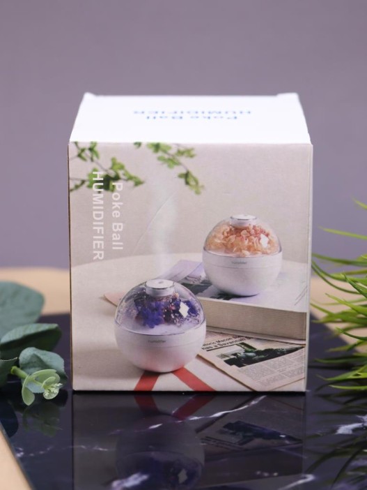 Настольный увлажнитель воздуха - ночник &quot;Flower&quot;, peach, (портативный, USB) 