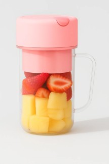 Блендер портативный &quot;Juice anywhere&quot;, pink, USB, (20*8 см)