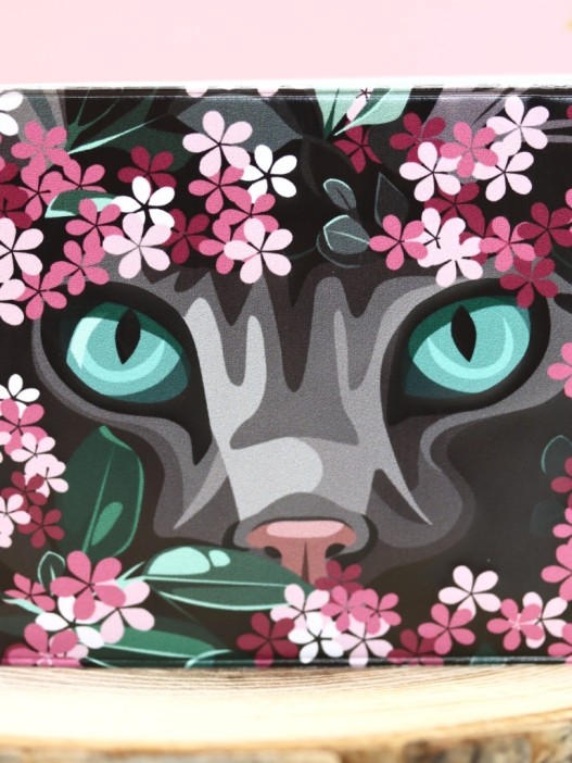 Обложка для студенческого «Green eyes», плотность 600 мкм 