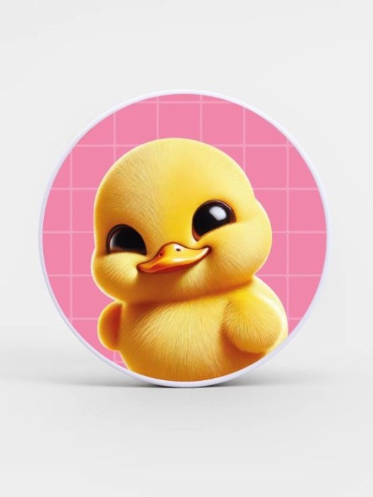 Попсокет iLikeGift «Утёнок», розовый 