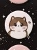 Набор значков 3 шт. iLikeGift Аниме «Cute cat» 