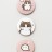 Набор значков 3 шт. iLikeGift Аниме «Cute cat»
