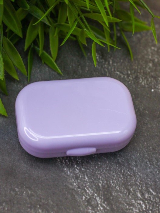 Контейнер для линз «Classic horizontal», purp 