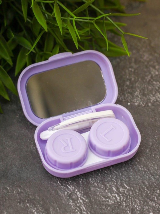 Контейнер для линз «Classic horizontal», purp 