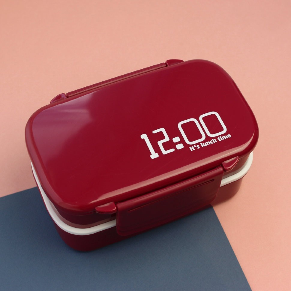 Ланчбокс "Lanch time"_red