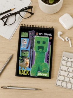 Блокнот А5 "My Game-1", 60л, на гребне, клетка (141*201мм)