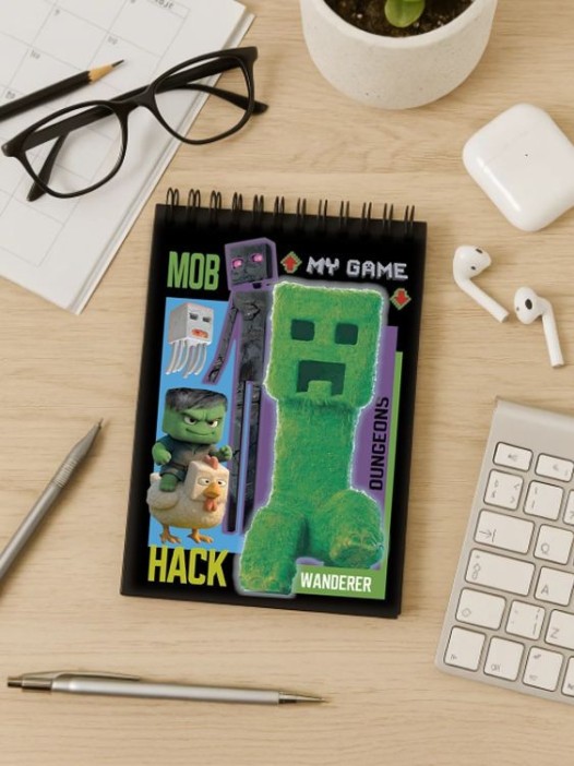 Блокнот А5 "My Game-1", 60л, на гребне, клетка (141*201мм) 