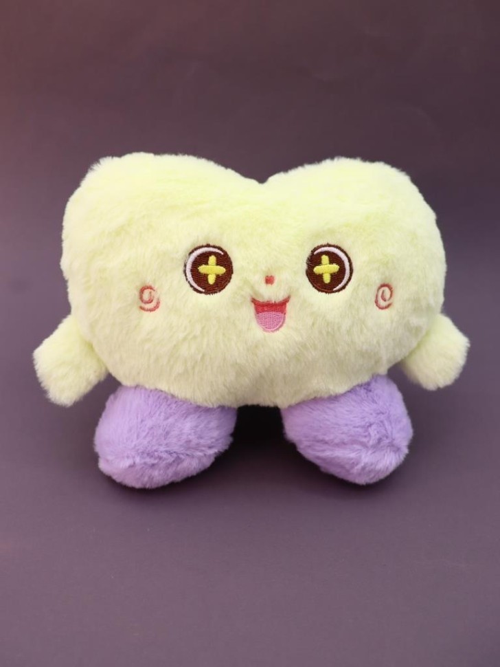 Мягкая игрушка (3+) "Милая", желтая, 15 см