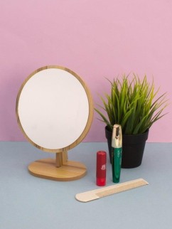 Зеркало настольное "Round wood", 23*18 см