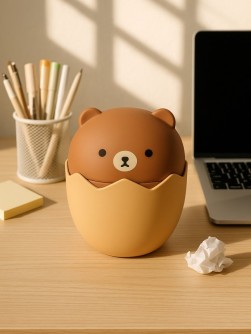 Мусорное ведро настольное "Lovely bear", brown