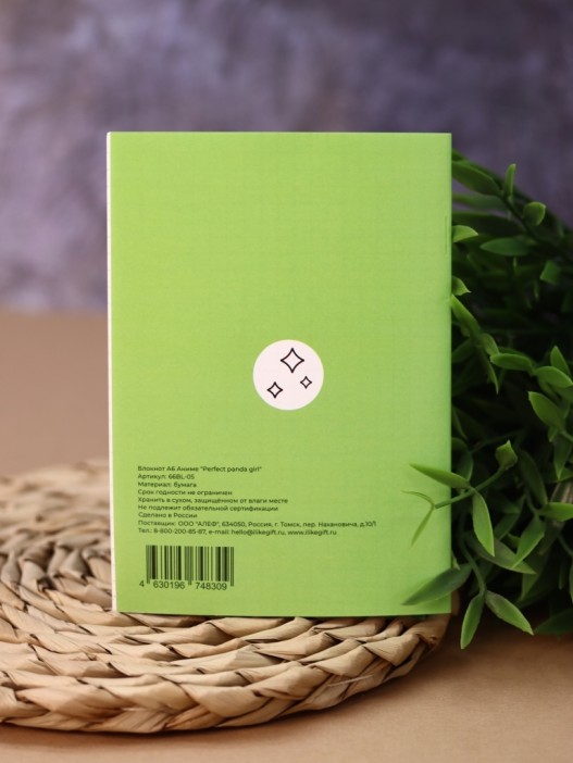 Блокнот А6 Аниме &quot;Perfect panda girl&quot; 