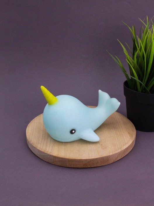 Ночник iLikeGift &quot;Whalecorn&quot;, blue (12*14 см) 