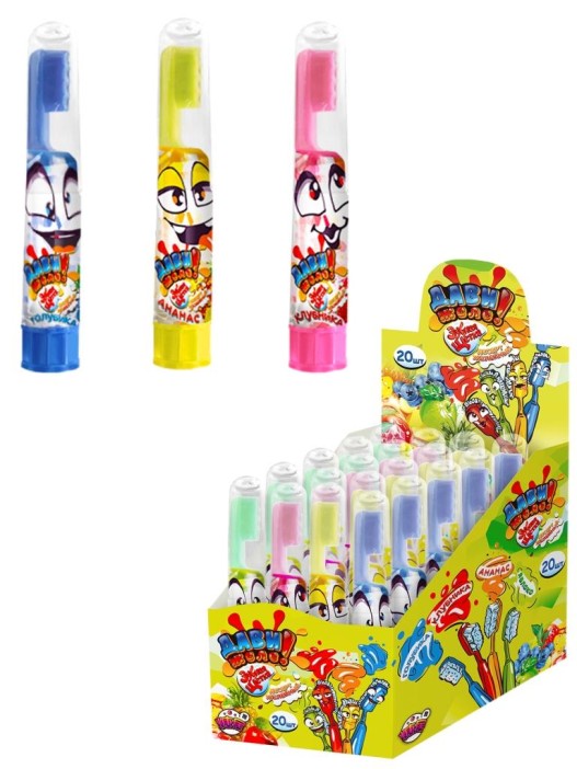 Десерт желейный «Дави желе! Зубная щетка», 20 шт. 