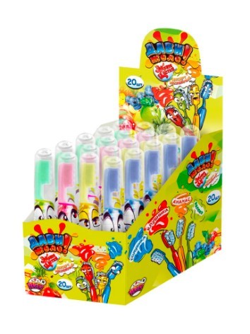 Десерт желейный «Дави желе! Зубная щетка», 20 шт. 