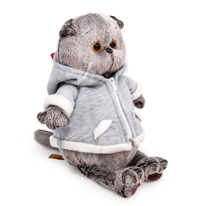 Мягкая игрушка &quot;Кот Басик в толстовке дракончик &quot; (22 см) 