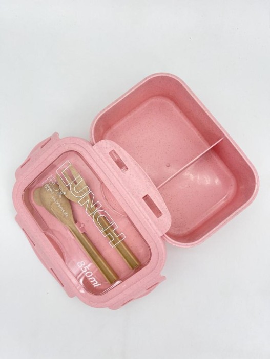 Ланчбокс &quot;Enjoy your meal&quot;, pink (850 мл) 