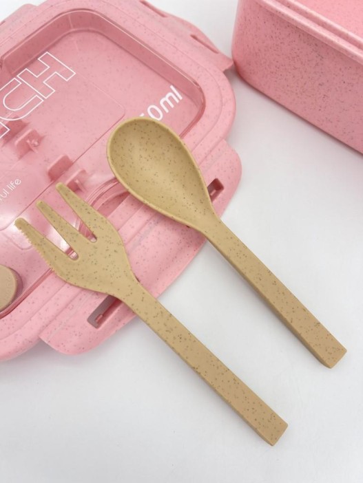 Ланчбокс &quot;Enjoy your meal&quot;, pink (850 мл) 