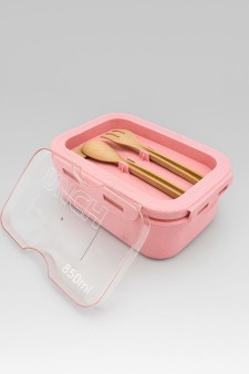 Ланчбокс "Enjoy your meal", pink (850 мл)