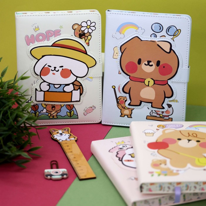 Блокнот (B6) «Funny bear», white (13,5 х 18,6)