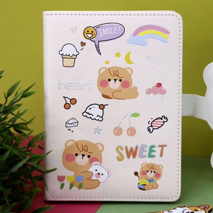 Блокнот (B6) «Funny bear», white (13,5 х 18,6)