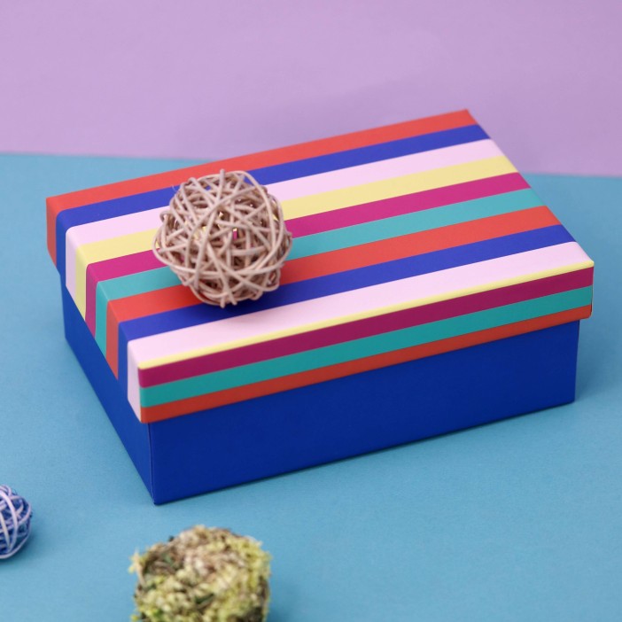 Подарочная коробка «Stripes», 18*12*7 